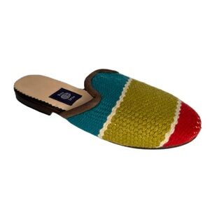 Res Ipsa Women Slide New Colorful Made In Morocco Size 6